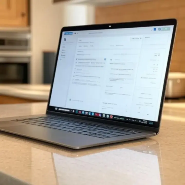 Panel użytkownika sklepu z akcesoriami kuchennymi